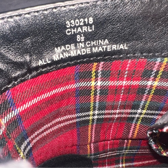 Black Lug Sole Ankle Boots Womens Lace Up Combat Style Side Zipper - Picture 8 of 8